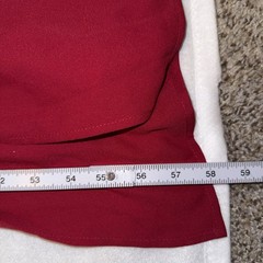 NWOT Elegant Fiery Red Floerns V Neck Spaghetti Strap Backless Split Dress Med