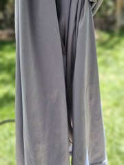 Torrid Sheer Black Gray & Blue Floral Maxi Over Blue/Gray Slip Dress Size 2