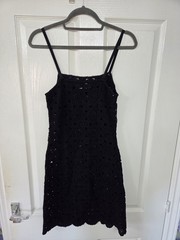 Rotate Birger Christensen Silke Embriodered Mini Dress Size Medium