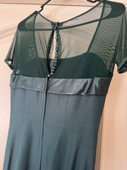 Beautiful VTG Green Alfred Angelo Dress Size S