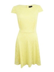 Connected Women&rsquo;s Cap-Sleeve Lace Fit & Flare Dress
