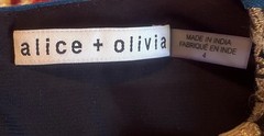 Alice + Olivia Rapunzel Patchwork Fit & Flare Mini Dress. Women’s 4. EUC