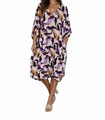NWT Elegant Emily Abstract Print Maxi Dress