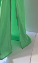 J Crew Bright Green Sleeveless Side Slit Maxi Dress Lightweight Womens Size XXS