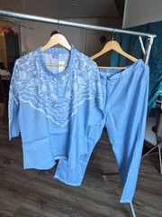 BLUE COLOR CO-ORD SET SOFT COTTON FABRIC SIZE XL