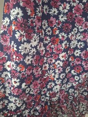 Yumi Daisy Wrap Maxi Dress UK Size 12 Navy Pink Red Floral Half Sleeve New Tags