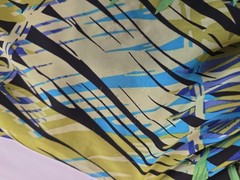 EnFocus Blue Green Sz 6 M Womens Tropical Maxi Dress Beachy Resortwear Cruise