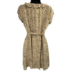 Sunday Best Leopard Print True Wrap Mini Dress Size 2 Adjustable Fit