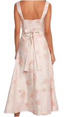 petal and pup dress pink Floral Square Neckline,detachable Belt, Zipper Size S