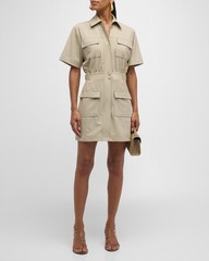 NWOT Simkhai Yohana Wool Cargo Safari Dress 6 M $595 SOLD OUT