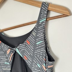 Prana Athletic Skypath Open Back Tank Sun Dress Size XS Active Geometric *A7