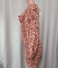 Free People Smock It To Me Mini Dress Women&rsquo;s Size Small Apricot Combo NWT