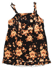 Torrid Velvet Pinafore Dress Womens 2 2X 18-20 Black Floral Ruffle Hem NEW