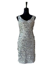PrettyGuide Women&rsquo;s Sequin Cocktail Dress V Neck Bodycon Glitter Party Dress L