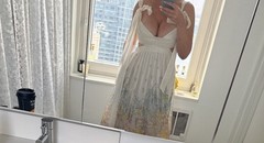 ZIMMERMANN Bralette Floral Ruffle Linen Silk Gown Women&rsquo;s Size 2 Multi