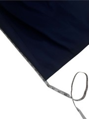 Talbot Runhof Duchess Satin Draped Cocktail Dress Blue EU 38 Fits US 4