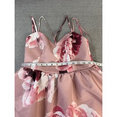 Keepsake the Label Last Stand Dress Womens Medium Mini Hoco Blush Floral New