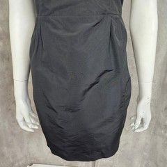 Miu Miu Black Crisscross Back Mini Wrap Back Dress IT40 Italy Designer Y2K