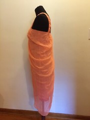 Traffic People United Kingdom silk dress with rose straps Sz S MSRP £117.00