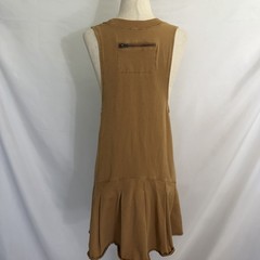 Free People Movement Hot Shot Flirt Dress Womens Size Medium Tan