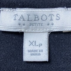 Talbots Dress Women XLP Black Sleeveless Shift Classic Preppy Quiet Luxury Chic