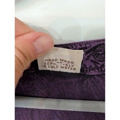 Magic Purple Rayon Embroidered Maxi Dress XL Boho ren faire gypsy crinkle