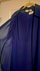 Studio C Blue Dress and Jacket Size 14 Dry Clean Only