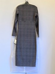 NWT Chiara Boni Coschita Plaid Dress 10U.S. Prince Of Wales-Lightweight fabric