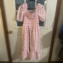 Kate Spade New York Pink Dress/ Lady Bugs Smocked Size Small