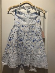 LoveShackFancy x Target Annabelle Blue Floral Halter Dress Size 16