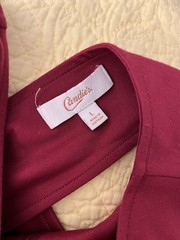 Candies Women&rsquo;s Halter Dress Size Large Magenta Pink
