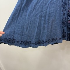 Monroe And Main Dress L Renaissance Country Boho Cowgirl Beaded Western Babydoll