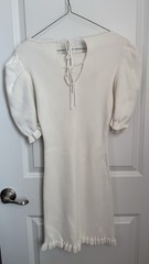 Endless Rose Ribbed Puff Sleeve Mini Dress | Size M