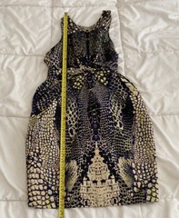 Sold Out Item! Alexander McQueen Crocodile Print Dress size XS/S (free shipping)