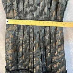 L.A.M.B Dress Womens 2 Black Midi A Line Sheath Cocktail Goth Grunge LAMB 2007