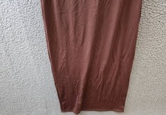 Kenneth Cole Athletic Stretch Maxi Slip Dress Women&rsquo;s L Deep Chestnut Pullover