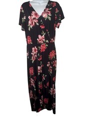 No Comment Xlg Floral Romper Maxi Dress Wedding Shower Party Date Night
