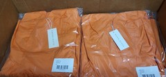 MOON RIVER Womens Orange Midi Dress Size XS Sleeveless With Thin Straps. NWT