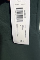 NWT Premier Amour Dark Green Twist-Front Midi Dress Size 6