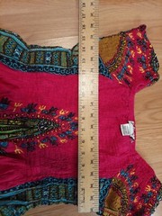 Jessica Taylor Dress Maxi Cap Sleeve Elastic Top Size Large (See Photos For Size