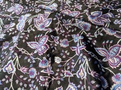 BCBGeneration Size SMALL Spaguetti Straps Black Velvet Floral Mini Dress NEW