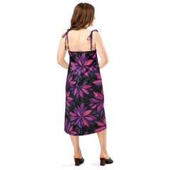 Tie-strap midi dress