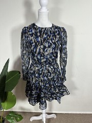 French Connection Women’s Multicolored 3/4 Sleeve Dress Size 2