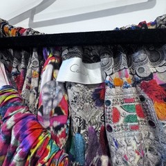 Camilla Rainbow Road Maxi Dress, Silk, Wear Multiple Ways, Rare, Vintage OSFA.