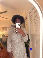 Gianni Bini Gold Sequin Wrap Dress