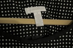 Sleeveless A-Line Sheath Dress Charter Club Black White Dress Women Size 4