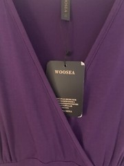 Woosea Maxi Casual Dress, Purple, NWT, Size L, Loose Fitting, Cover Up
