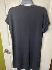 Lou & Grey Black Tee Shirt Dress Size Medium Stretch