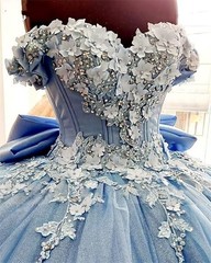 Quinceanera Dresses Sweet 15 / Sweet 16 Ball Gowns 3D Flowers