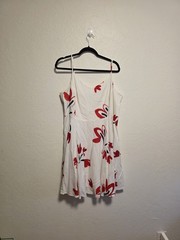 Old Navy Floral Smocked Back Spaghetti Strap Fit & Flare Mini Dress Sz XXL